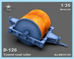 D-126 towed road roller, 1/35