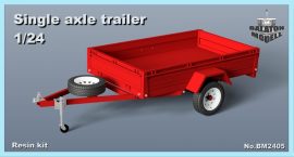 Single axle trailer, 1/24