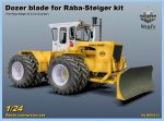 Dozer blade conversion set for Rába-Steiger kit, 1/24