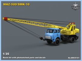 MAZ-500/SMK-10 crane, 1/35