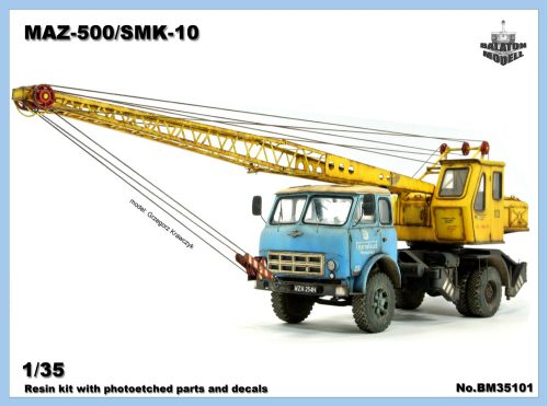 MAZ-500/SMK-10 crane, 1/35