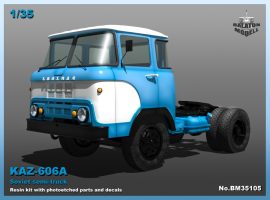 KAZ-606A semi-truck, 1/35