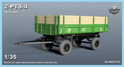 2-PTS-4 trailer, 1/35