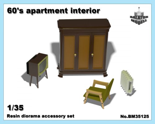 60's apartment interior, 1/35