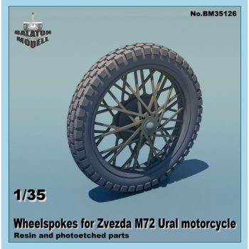  Спицы на мотоцикл Звезда М72 Урал, 1/35