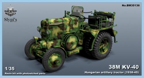 38M KV-40 Hungarian artillery tractor (WW2), 1/35