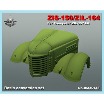   Решетка капота и крылья грузовика ЗиС-150/ ЗиЛ-164 (для Трампа Зил-157), 1/35
