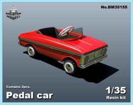 Moskvich toy pedal car, 1/35 (2pcs. per set)