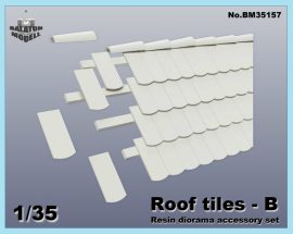 Roof tiles, type-B, 1/35 (200+50pcs)