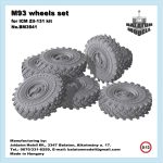 M-93 wheels set for ICM Zil-131 kit