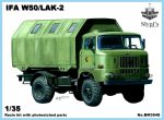IFA W50 /LAK-2, 1/35 Keletnémet katonai teherautó