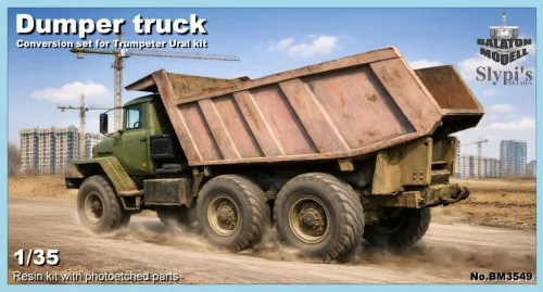 Dumper truck conversion set for Trumpeter Ural kit, 1/35