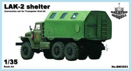 LAK-2 shelter, 1/35 for Trumpeter Ural kit