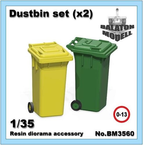 Dustbin set, 1/35
