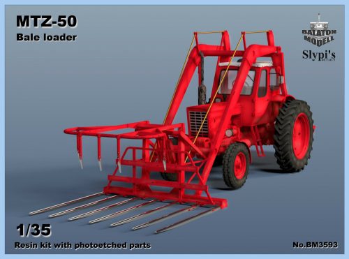 MTZ-50 Bale loader, 1/35