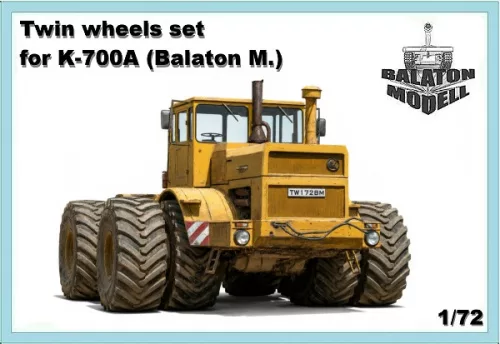 Twin wheels set for K700A, 1/72 (Balaton Modell kit)