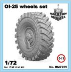 OI-25 wheels set for ICM Ural-375/4320 kits 1/72