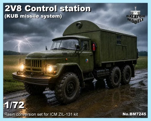 2V8 control station for ICM Zil-131 kit
