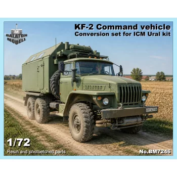 KF-2 command truck for ICM Ural-4320 kit 1/72