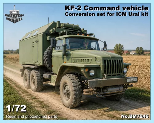 KF-2 command truck for ICM Ural-4320 kit 1/72