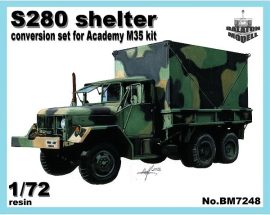 S-280 shelter for Academy M35 kit