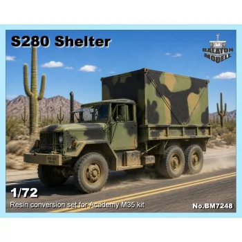 S-280 shelter for Academy M35 kit