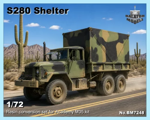 S-280 shelter for Academy M35 kit