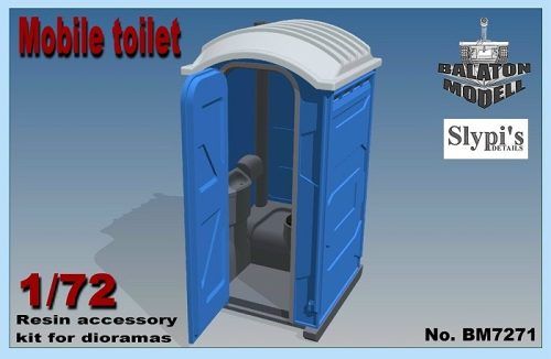 Mobile toilet, 1/72