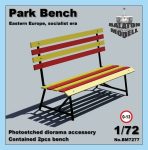 Park Bench (Eastern-Europe, socialist era), 1/72