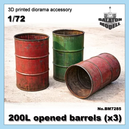 200L opened barrels (x3)