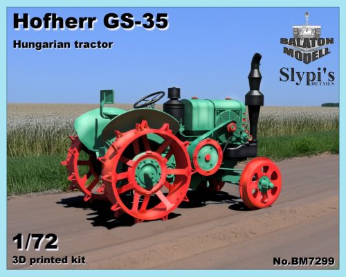 HSCS GS-35 "Hofherr" traktor fém kerékkel, 1/72
