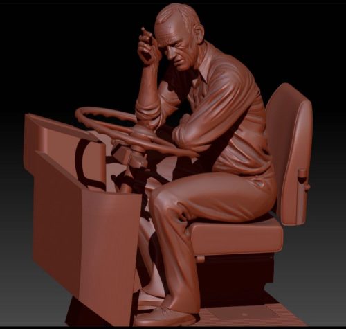 GT Bus driver, 1/35 (Gun Tower Models)