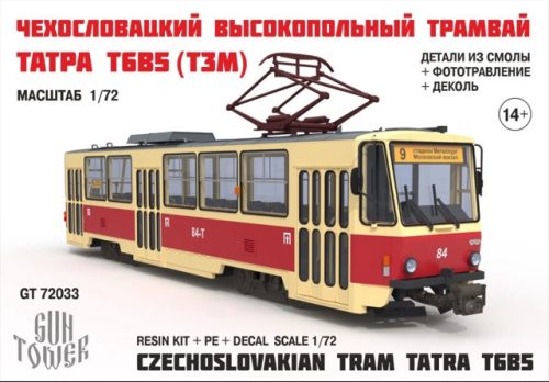 Tatra T6B5 (T3M) tram, 1/72