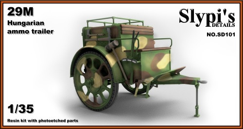29M Hungarian ammo trailer for 29M Bofors AA gun