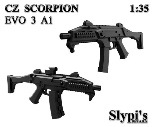 CZ Scorpion EVO 3 A1, submachine gun, 1/35