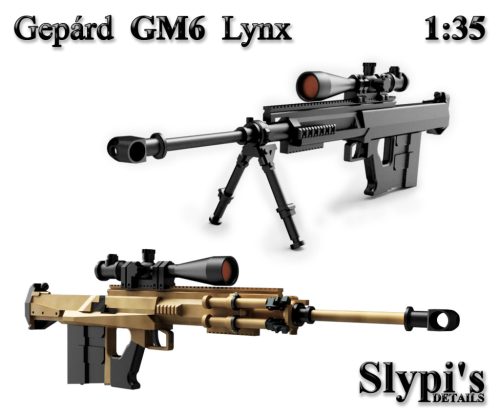 GM-6 Lynx, 50cal sniper rifle, 1/35