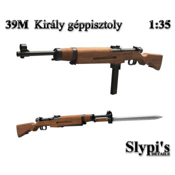 39M Király submachine gun, 1/35