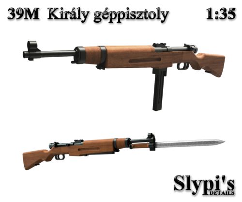 39M Király submachine gun, 1/35