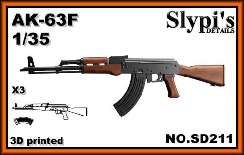 AK-63F, assault rifle, 1/35