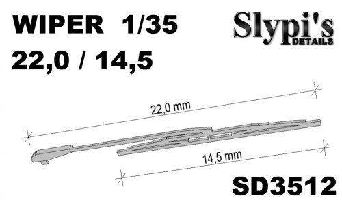 Windshild wiper, 1/35